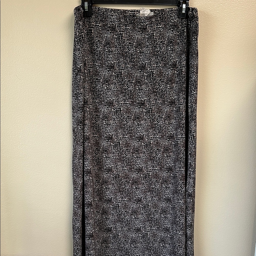 Vintage Reptile Patterned Maxi Skirt - Women